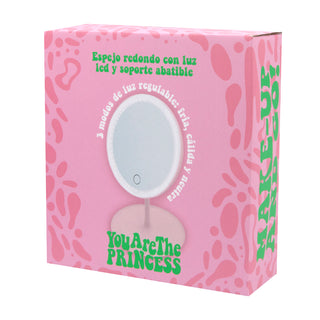 Must Have Espejo Redondo Led y Soporte