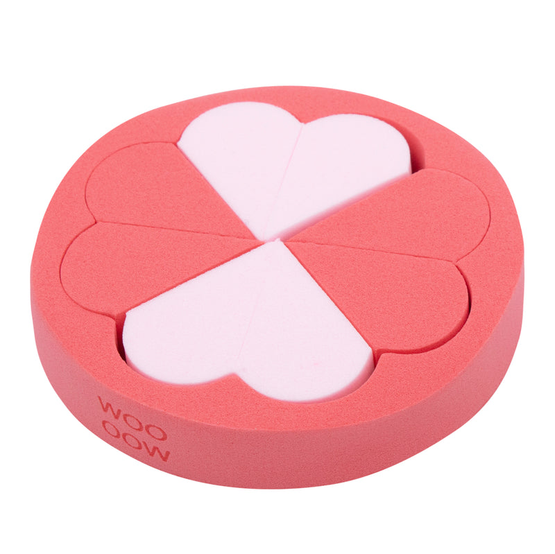 Esponjas Maquillaje Flor 6 unidades