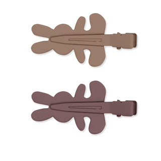 Oh My Hair Set 2 Pinzas Conejo Taupe