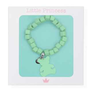 Little Princess Pulsera Elástica Cuentas y Osito