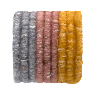 Oh My Hair Set 9 Gomas Mohair Negro y Beige