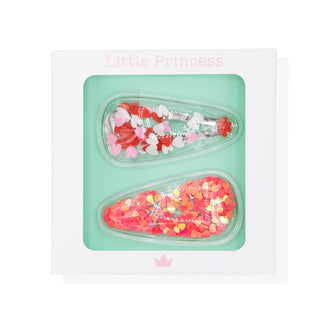 Little Princess Clips con Confeti de Colores