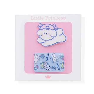 Little Princess Set 2 Clips Conejito Cute Rosa