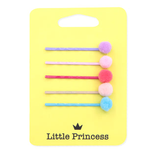 Little Princess Set Horquillas con Pompon