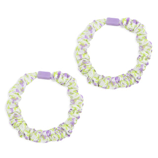 Little Princess Set 2 Gomas Fruncidas Flores Lilas