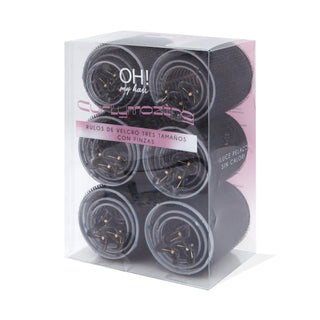Oh My Hair Rulos de Velcro con Pinzas