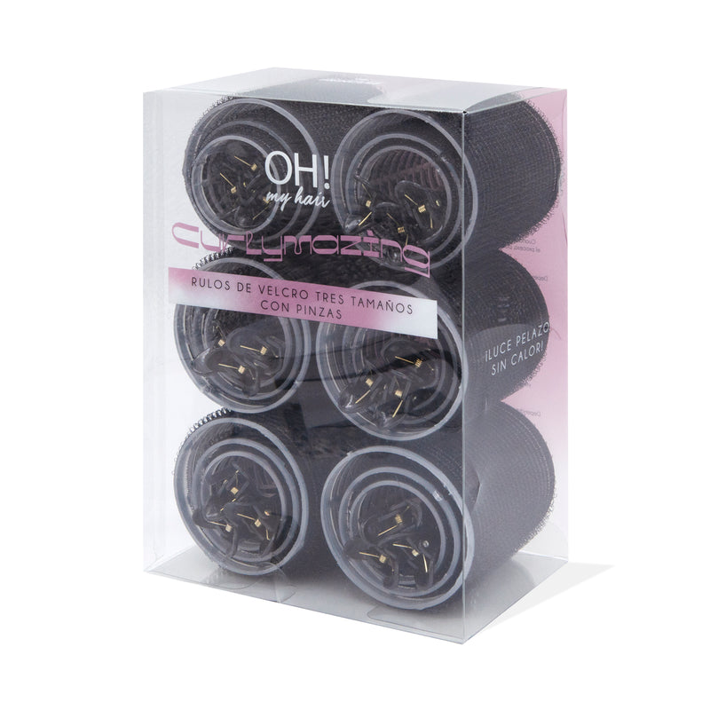 Oh My Hair Rulos de Velcro con Pinzas