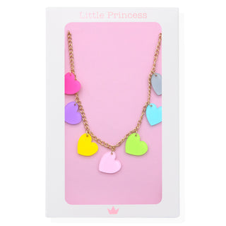 Little Princess Collar Multicolor Corazones