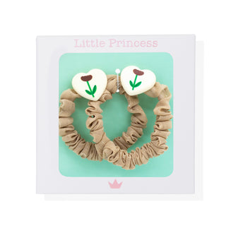 Little Princess Set 2 Scrunchies Florecitas