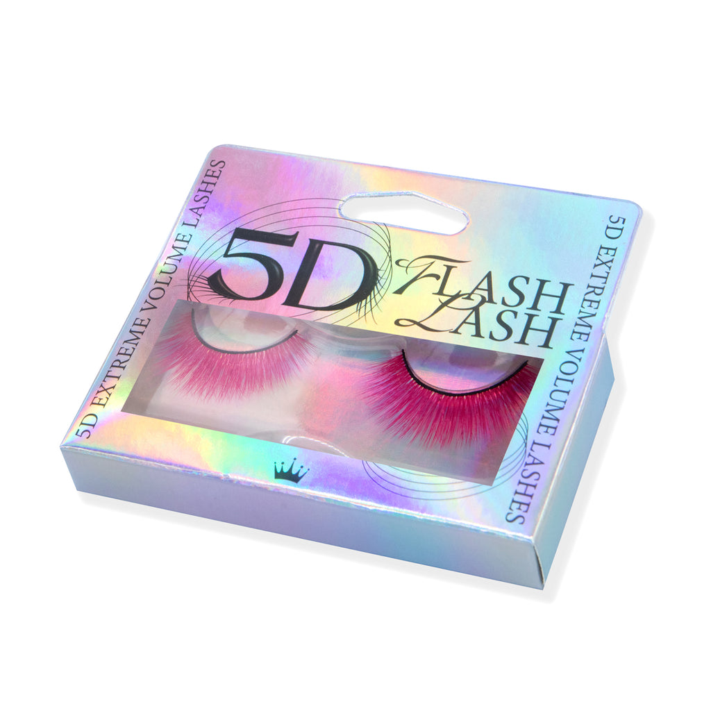 Flash Lash Pestañas Postizas Hot Pink 5D