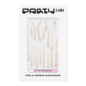 Party Lab Gold Tears Stickers