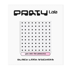 Party Lab Black Looks Stickers