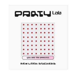 Party Lab Red Look Stickers