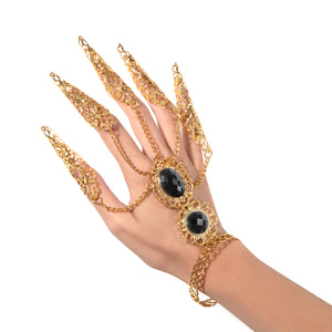 Pulsera Fantasía con Garras Doradas