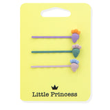 Little Princess Set 3 Horquillas Zanahorias