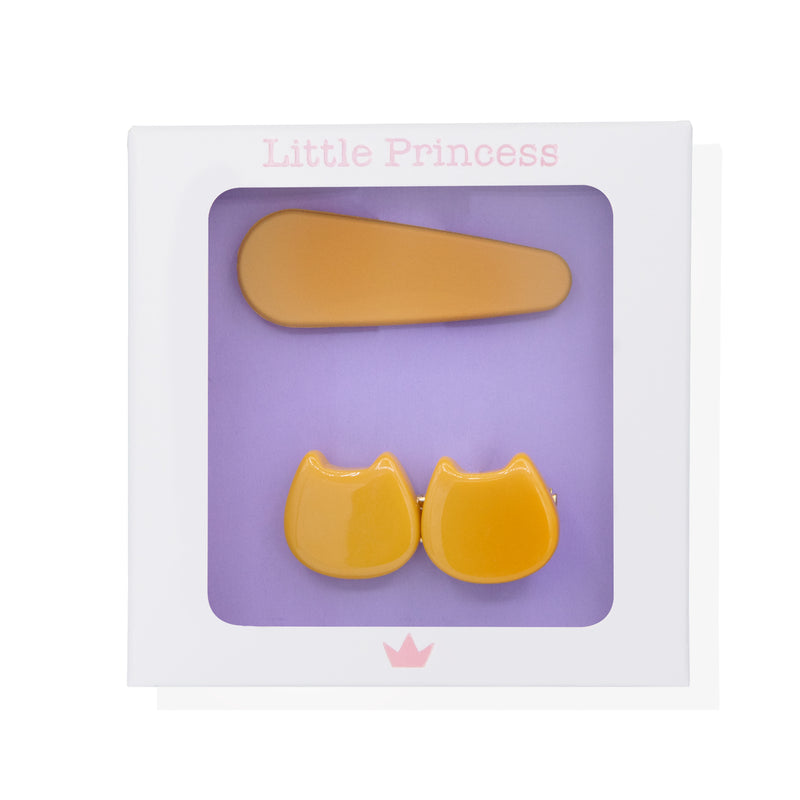 Little Princess Set 2 Clips Gatito