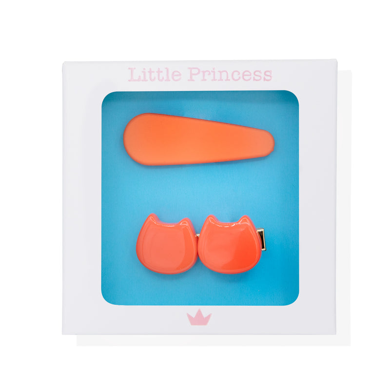 Little Princess Set 2 Clips Gatito