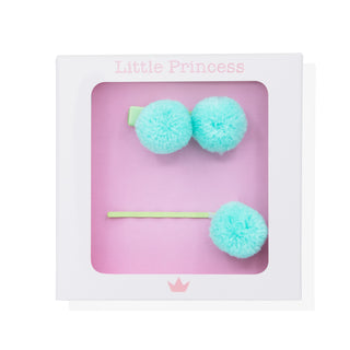 Little Princess Set Horquilla y Clip Pompón