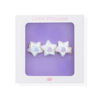 Little Princess Clip de Estrellitas Holográficas