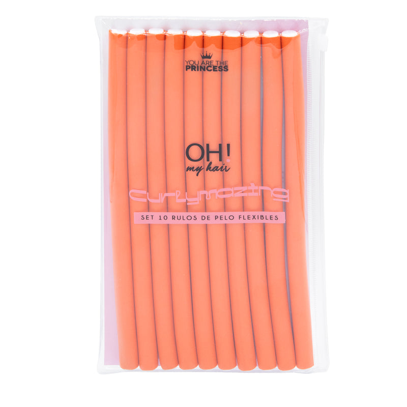 Oh My Hair Set 10 Rulos de Pelo Flexibles para ondas surferas