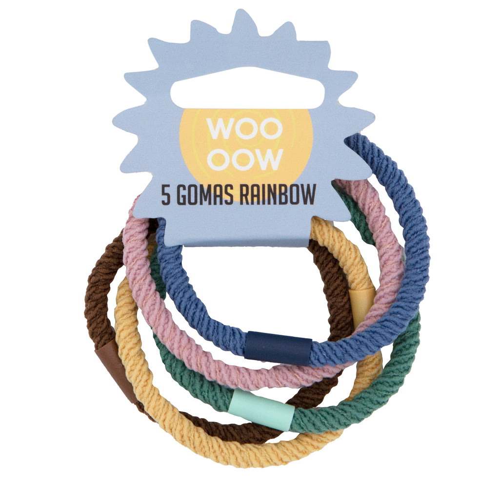WOO OOW Set 5 Gomas Rainbow