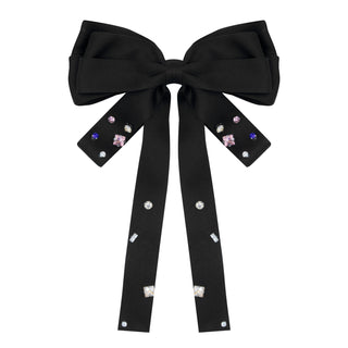 Oh My Hair Pasador Lazo Velvet Negro