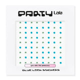 Party Lab Blue Look Stickers