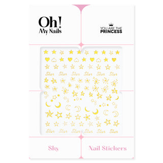 Oh My Nails Stickers Sky