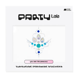 Party Lab Turquoise Paradise Stickers