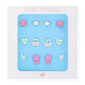 Little Princess Set 6 Pares de Pendientes Cute Combo