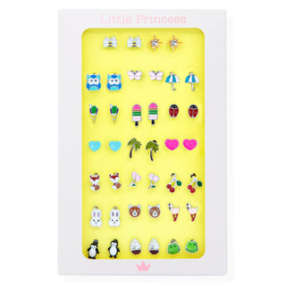 Little Princess Set 20 pares de Pendientes Animals