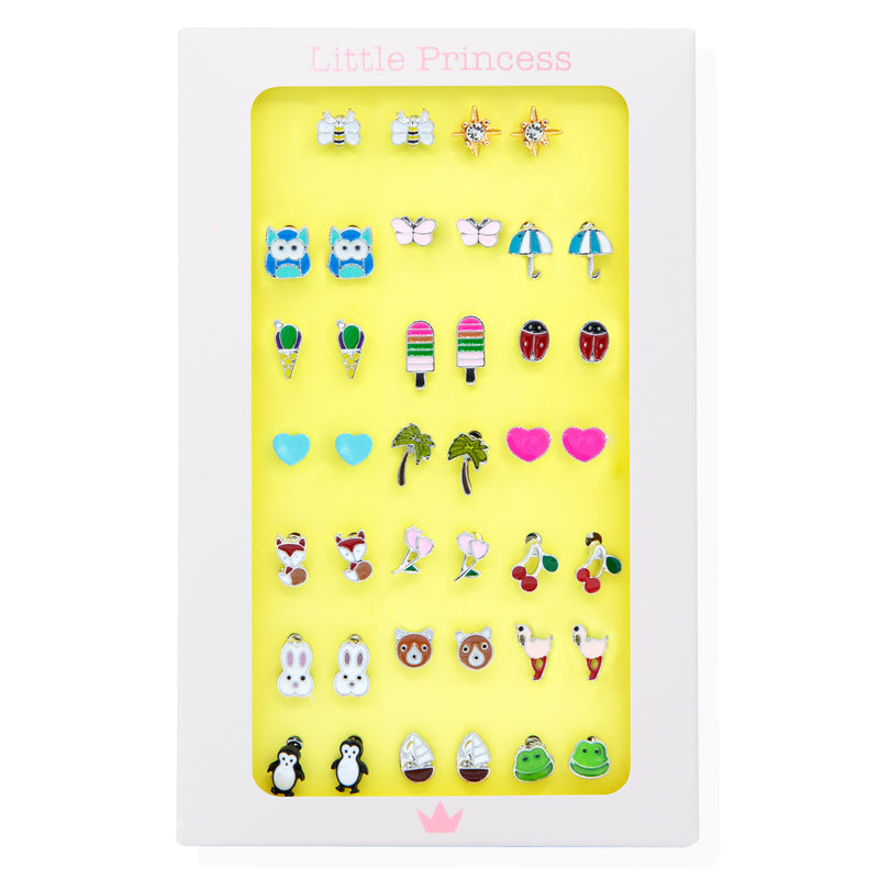 Little Princess Set 20 pares de Pendientes Animals