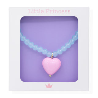 Little Princess Collar Abalorios con Charm Corazón