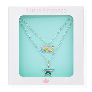 Little Princess Collar Doble Cool Plateado