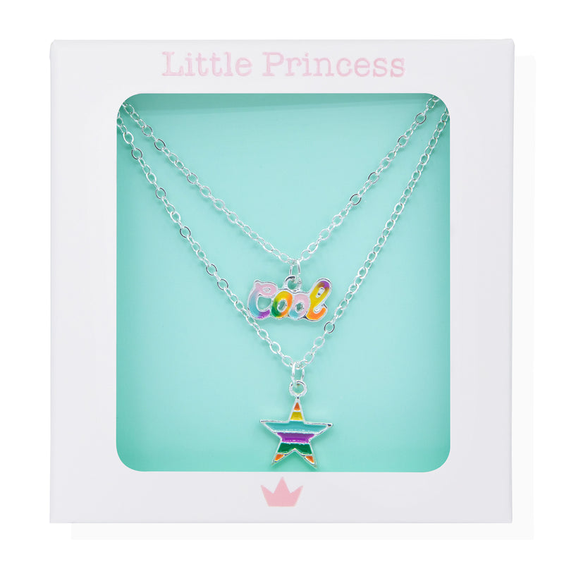 Little Princess Collar Doble Cool Plateado