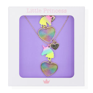 Little Princess Set 2 Collares BFF Unicorn Love