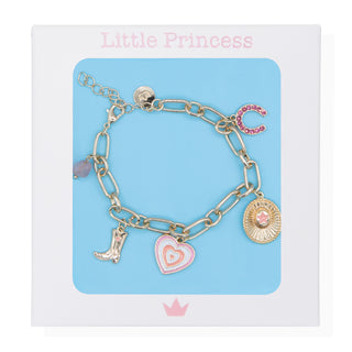Little Princess Pulsera Eslabones Rosa