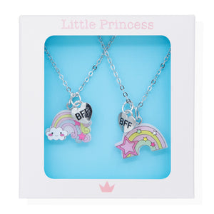 Little Princess Set 2 Collares BFF Arcoíris