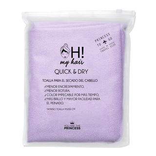 Oh My Hair Toalla para el Secado del Cabello Travel Size