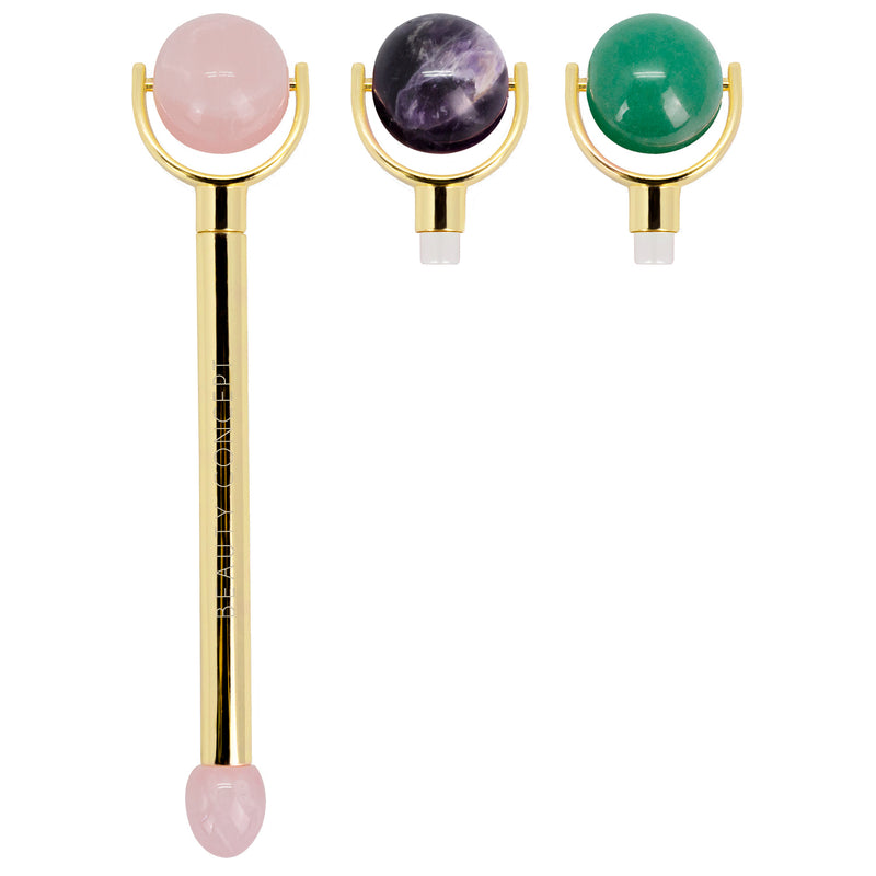 Beauty Concept Skin Roller Piedras Intercambiables Rodillo Facial