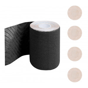 Cinta Adhesiva Multiposición Negro