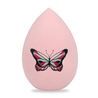 Esponja Gota Maquillaje Butterfly Rosa