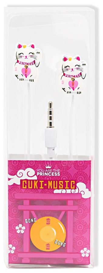 Cuki Cat Cuki Music Auriculares de Botón Cable