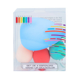 Set de 4 Esponjas Makeup Multicolor