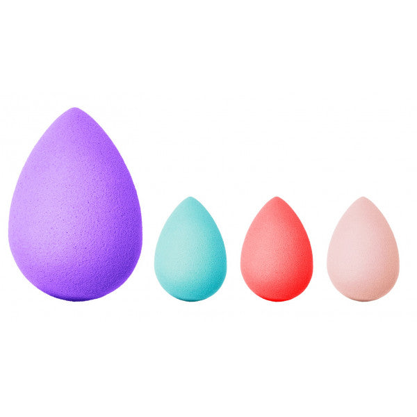Set de 4 Esponjas Makeup Multicolor Morado