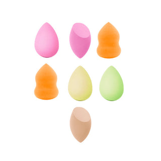Set de 7 Mini Esponjas Makeup Multicolor
